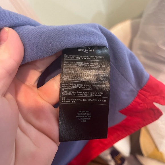 Volcom Coaches Jacket Red Size M snap button water resistant - Picture 5 of 9